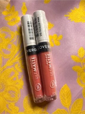 COVERGIRL Outlast Ultimate Matte Liquid Lipstick Duo - Tickled Pink Shades